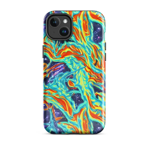 Ultramarine Ember on a MagSafe Tough Case for iPhone®