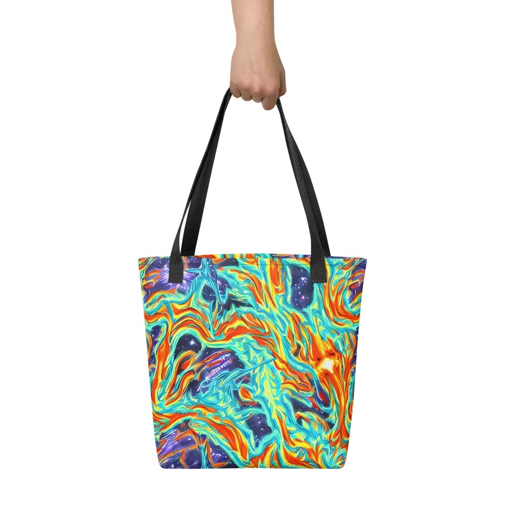 Ultramarine Ember on Tote Bag — Front