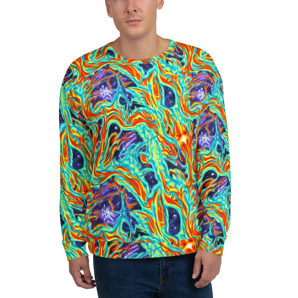 Ultramarine Ember on Sweatshirt — Front