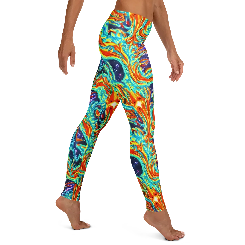 Ultramarine Ember on Leggings — Right