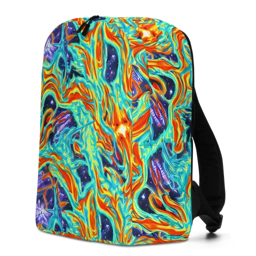 Ultramarine Ember on a Minimalist Backpack