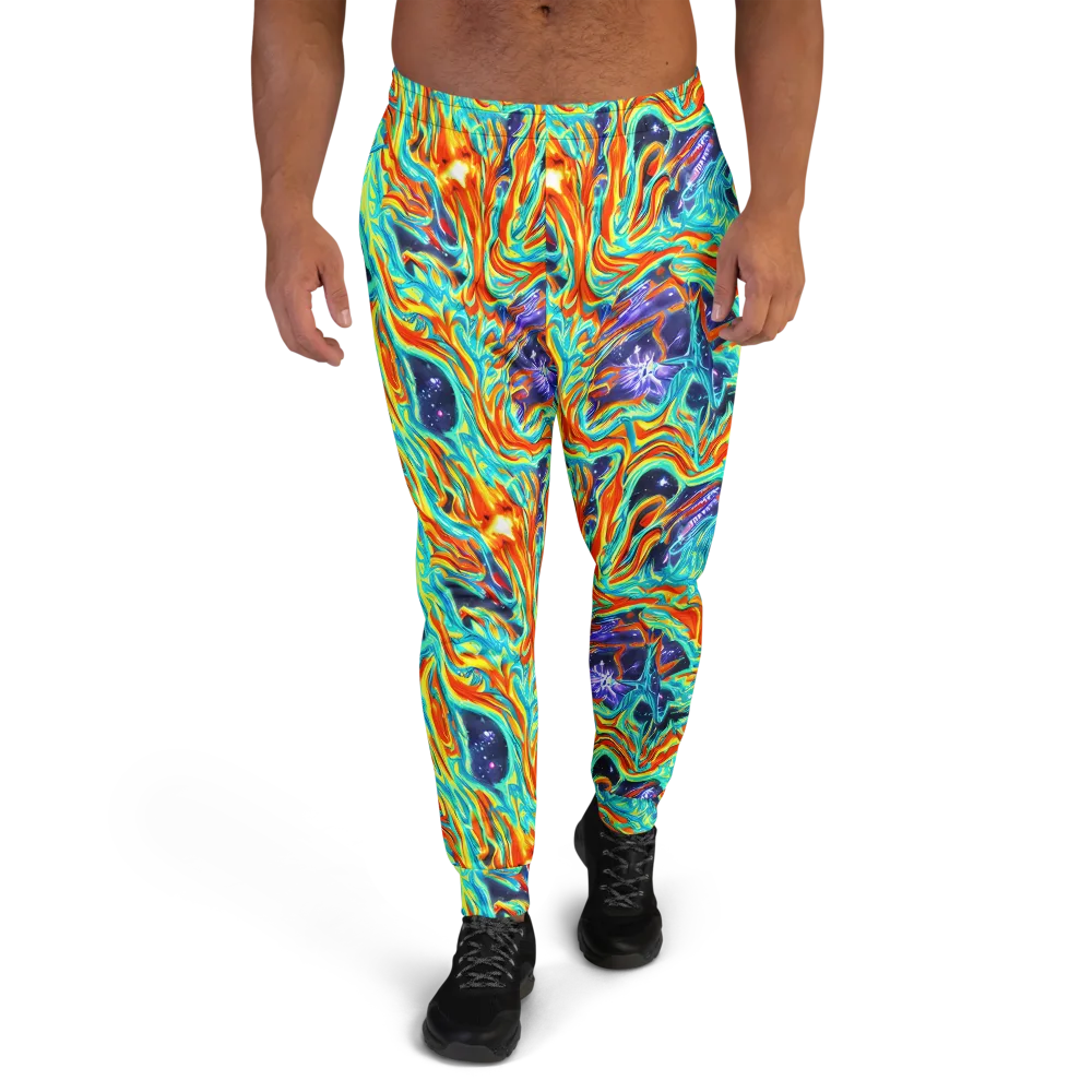 Ultramarine Ember on Men's Joggers — Front