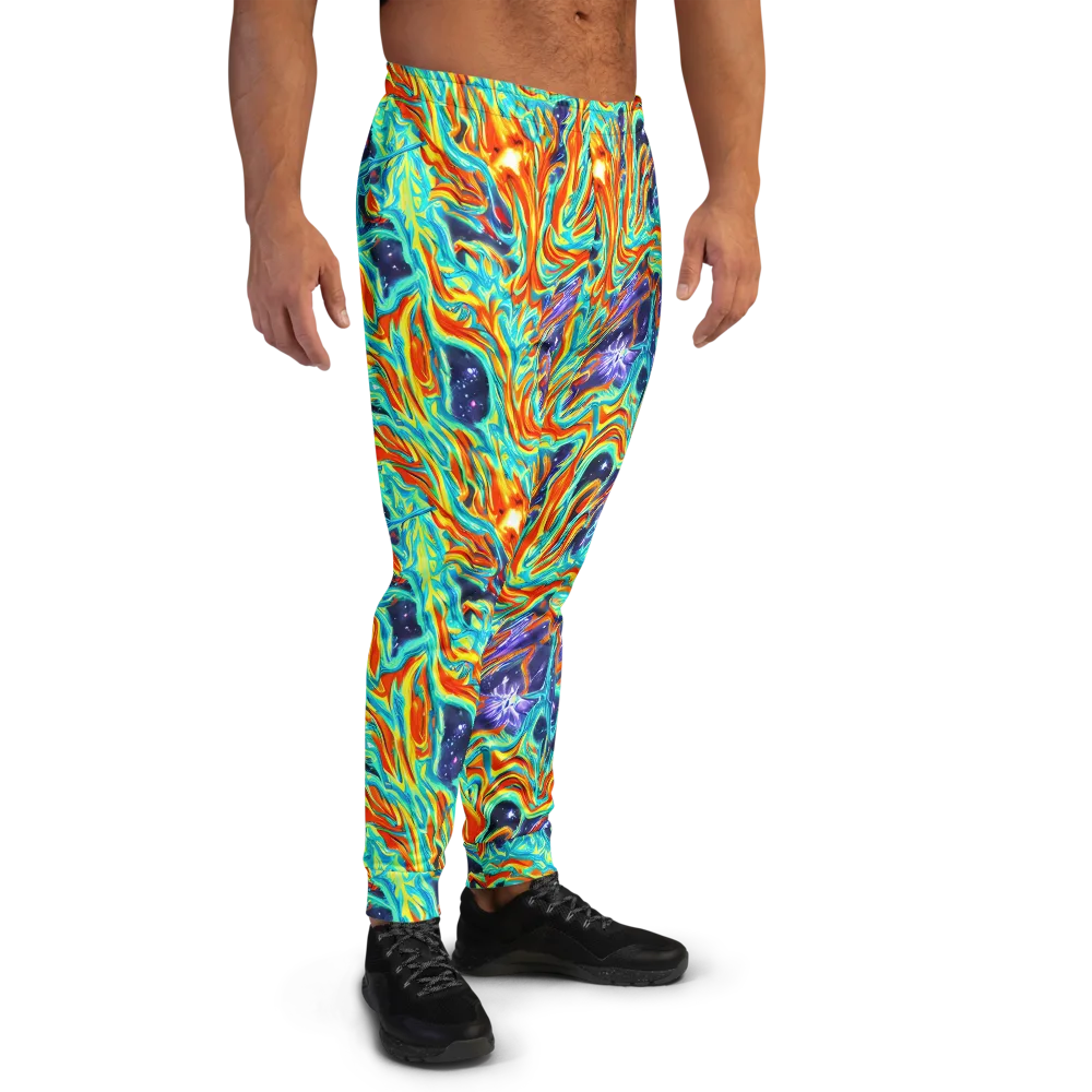 Ultramarine Ember on Men's Joggers — Right