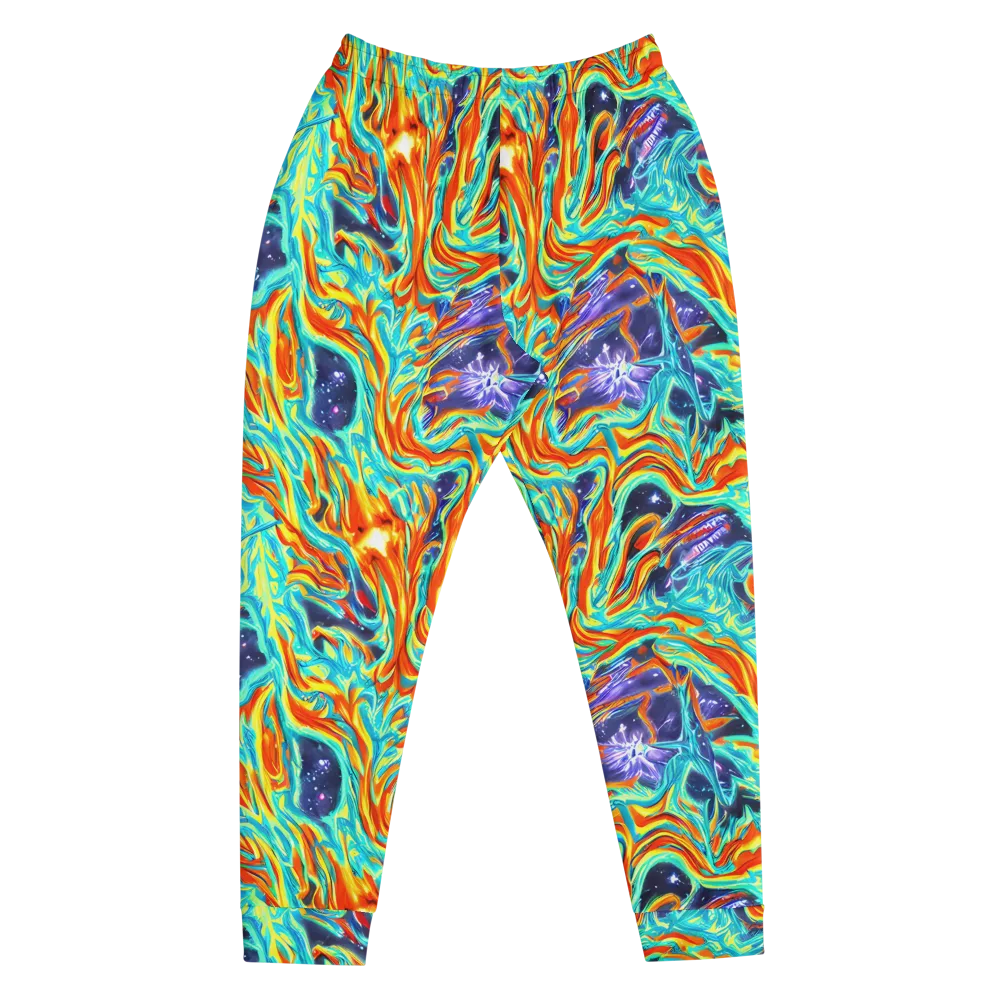 Ultramarine Ember on Men's Joggers — Front