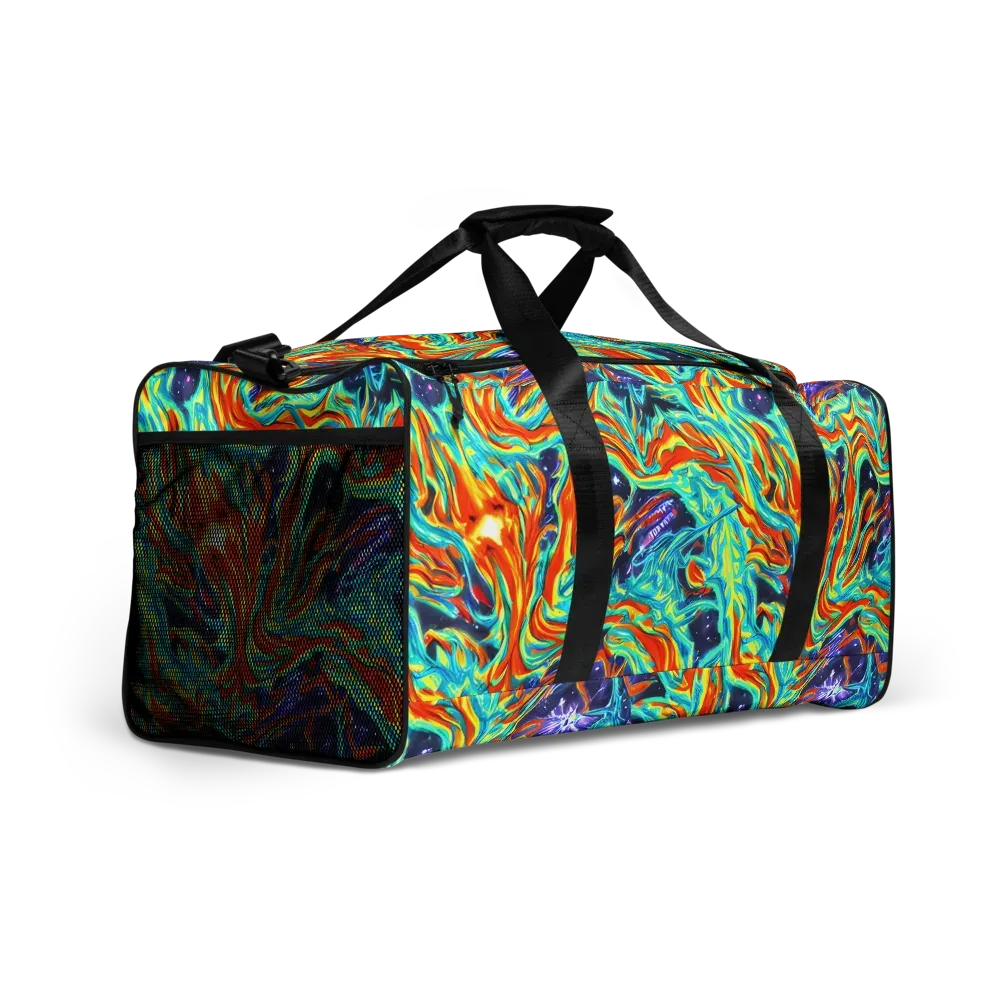 Ultramarine Ember on Duffle Bag — Right Front