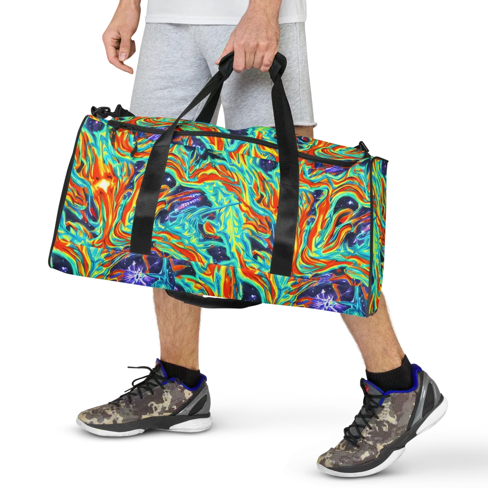 Ultramarine Ember on Duffle Bag — Front