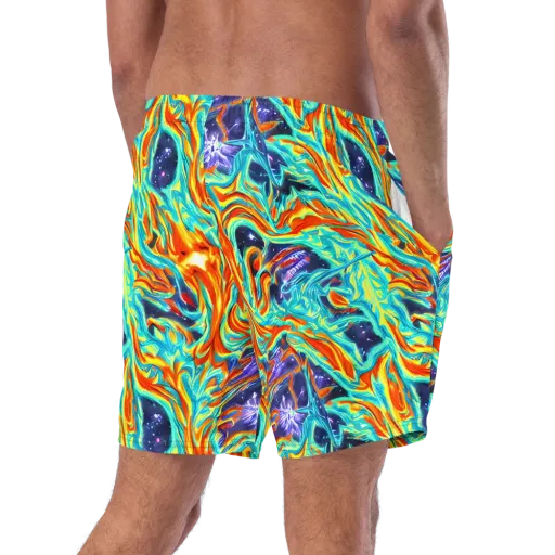 Ultramarine Ember on a Swim Trunks