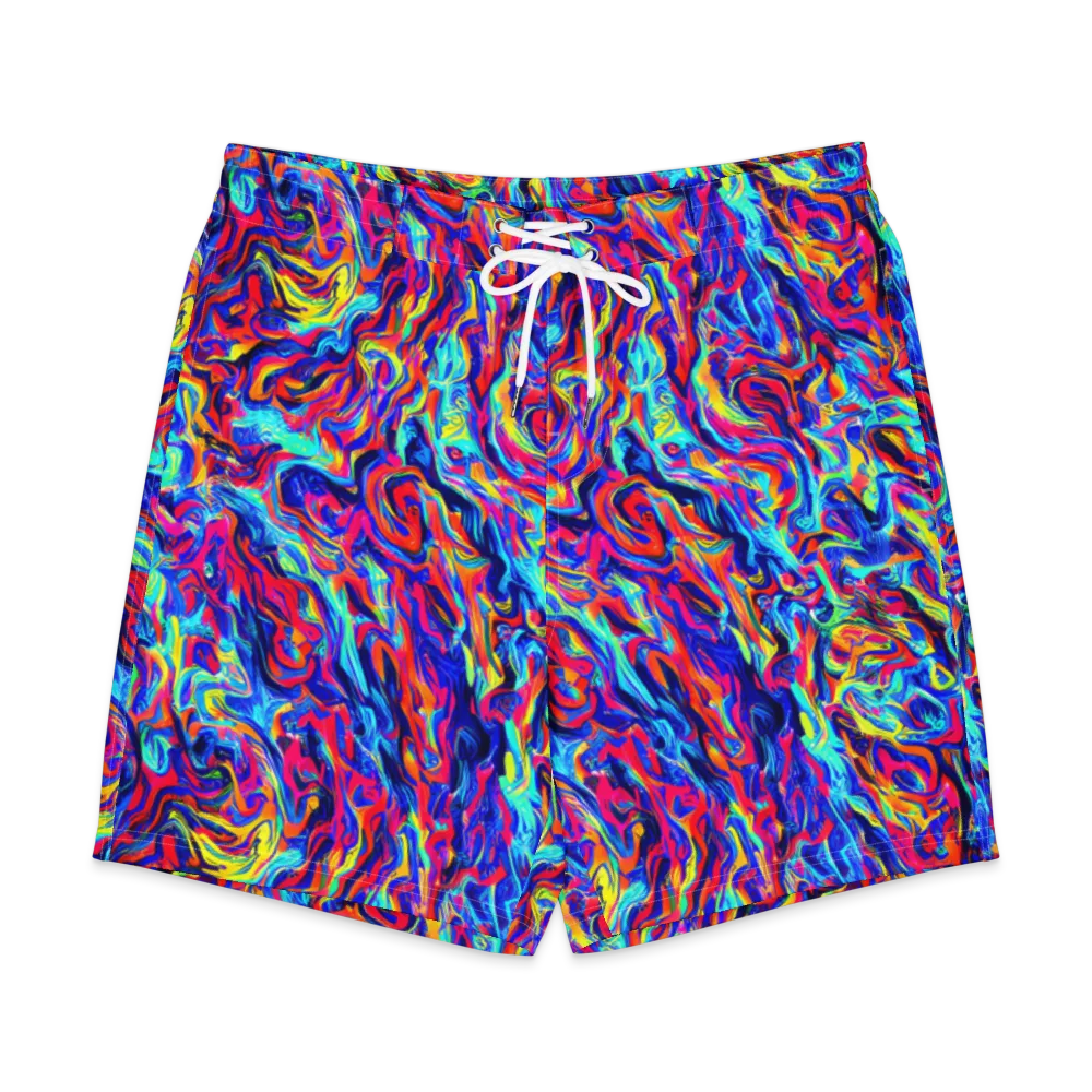 Solar Electric on Men's Board Shorts — Front
