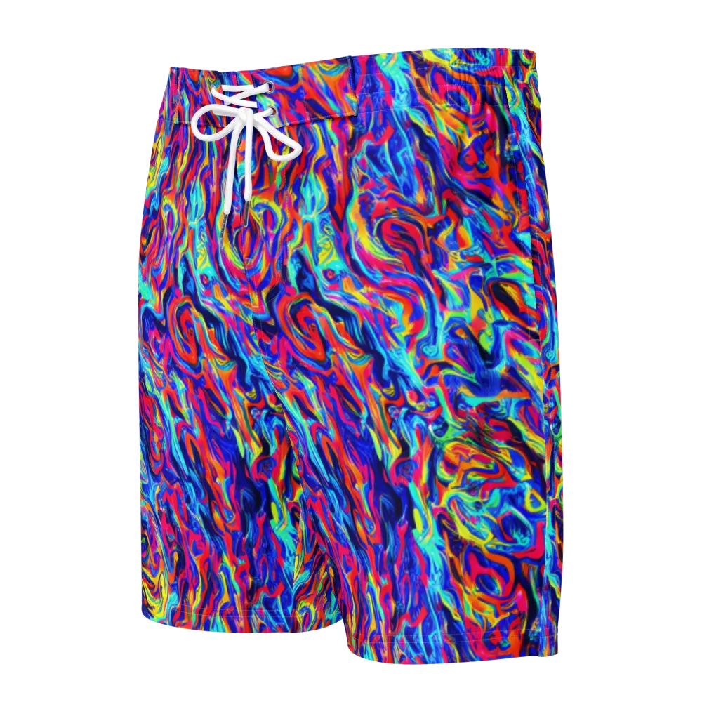 Solar Electric on Men's Board Shorts — Front