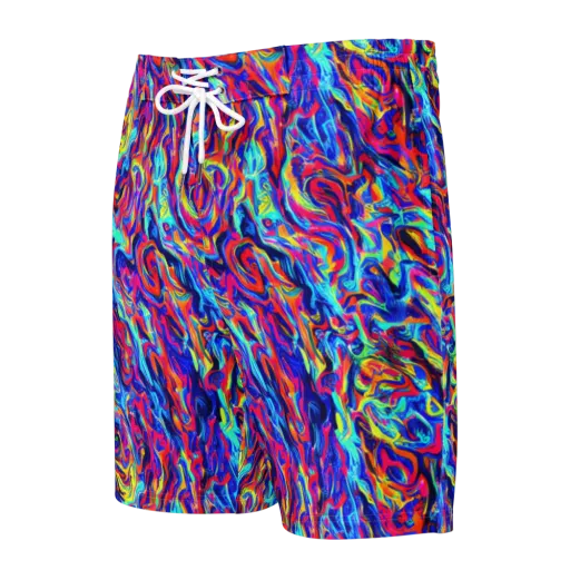 Solar Electric on a Men's Board Shorts