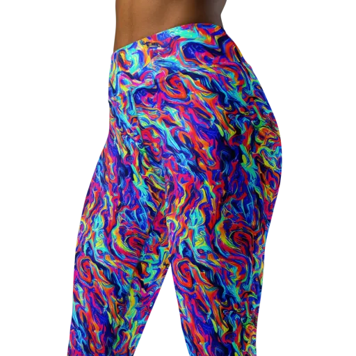 Solar Electric on a Yoga Leggings