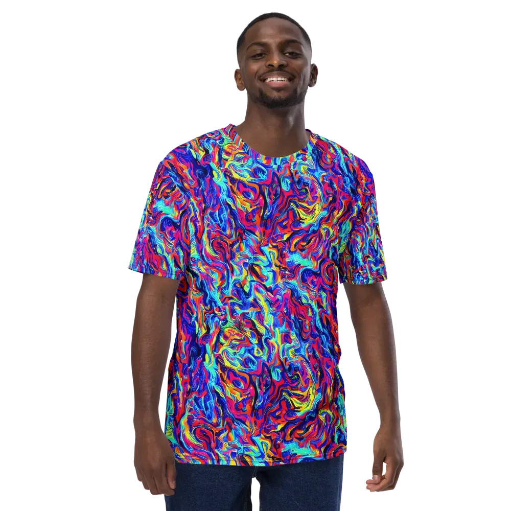 Solar Electric on Men's Crew Neck T-Shirt — Front