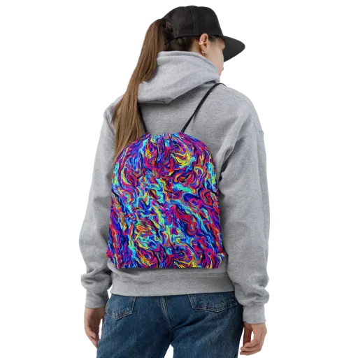 Solar Electric on a Drawstring Bag