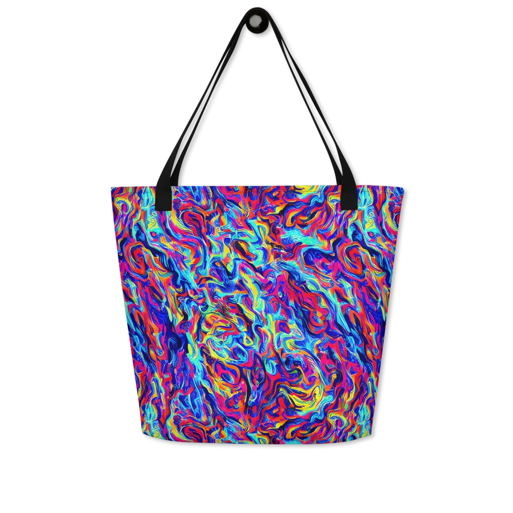 Solar Electric on Large Tote Bag W/ Pocket — Front