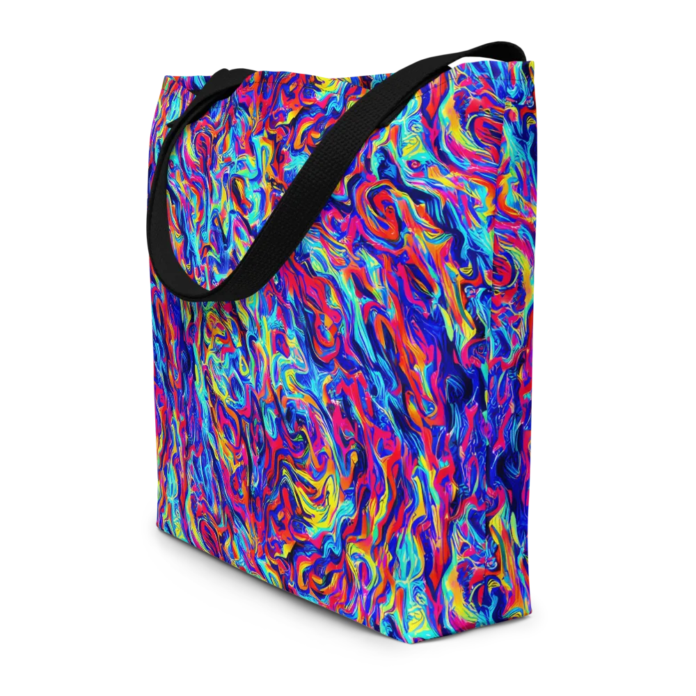 Solar Electric on Large Tote Bag W/ Pocket — Front