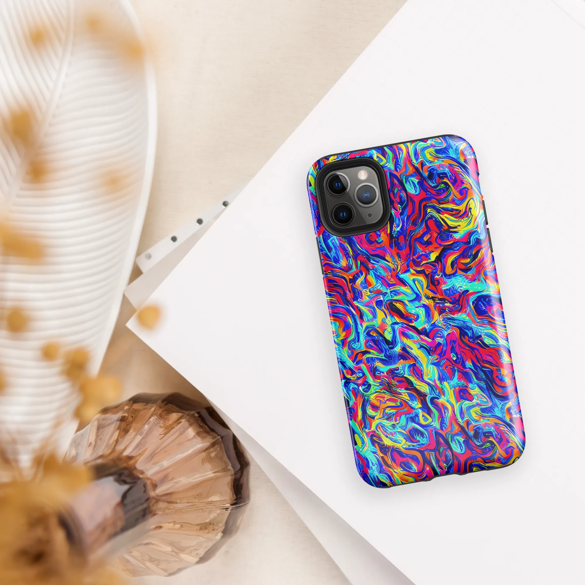 Solar Electric on Tough Case for iPhone® — Front