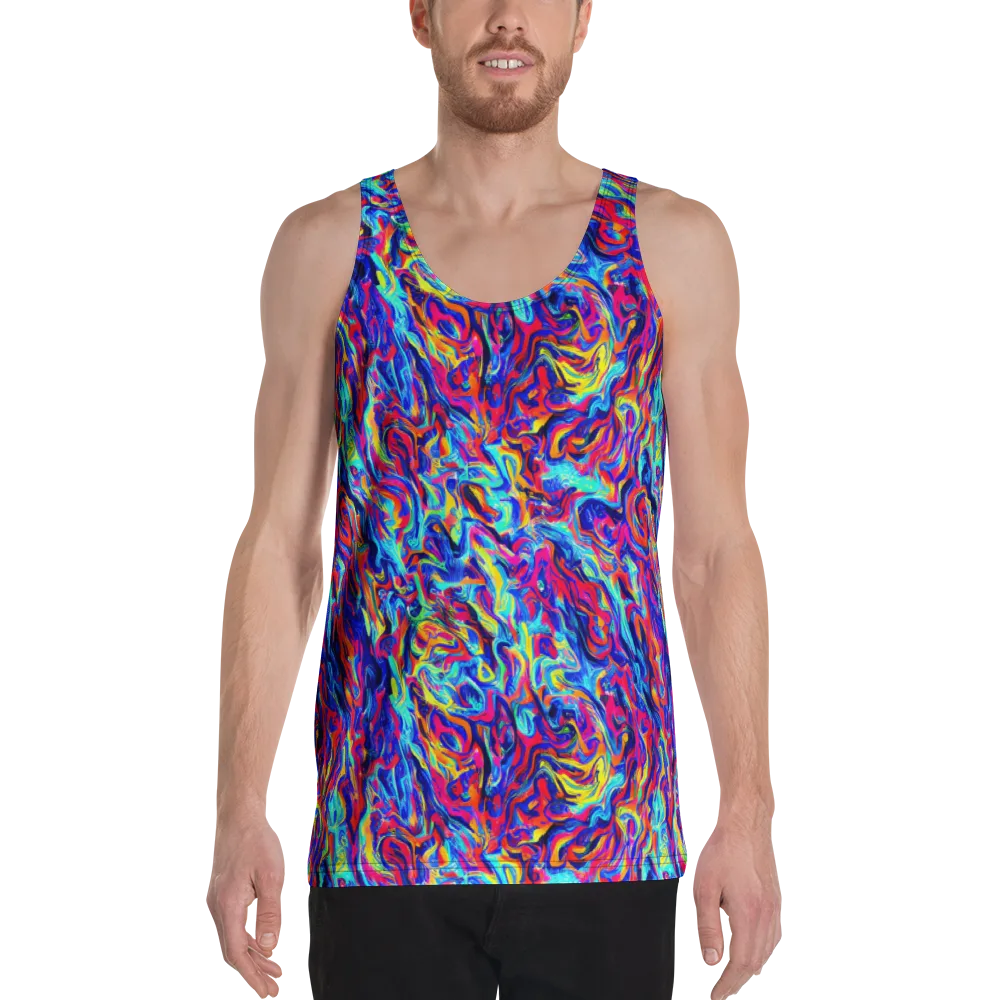 Solar Electric on Men's Tank Top — Front