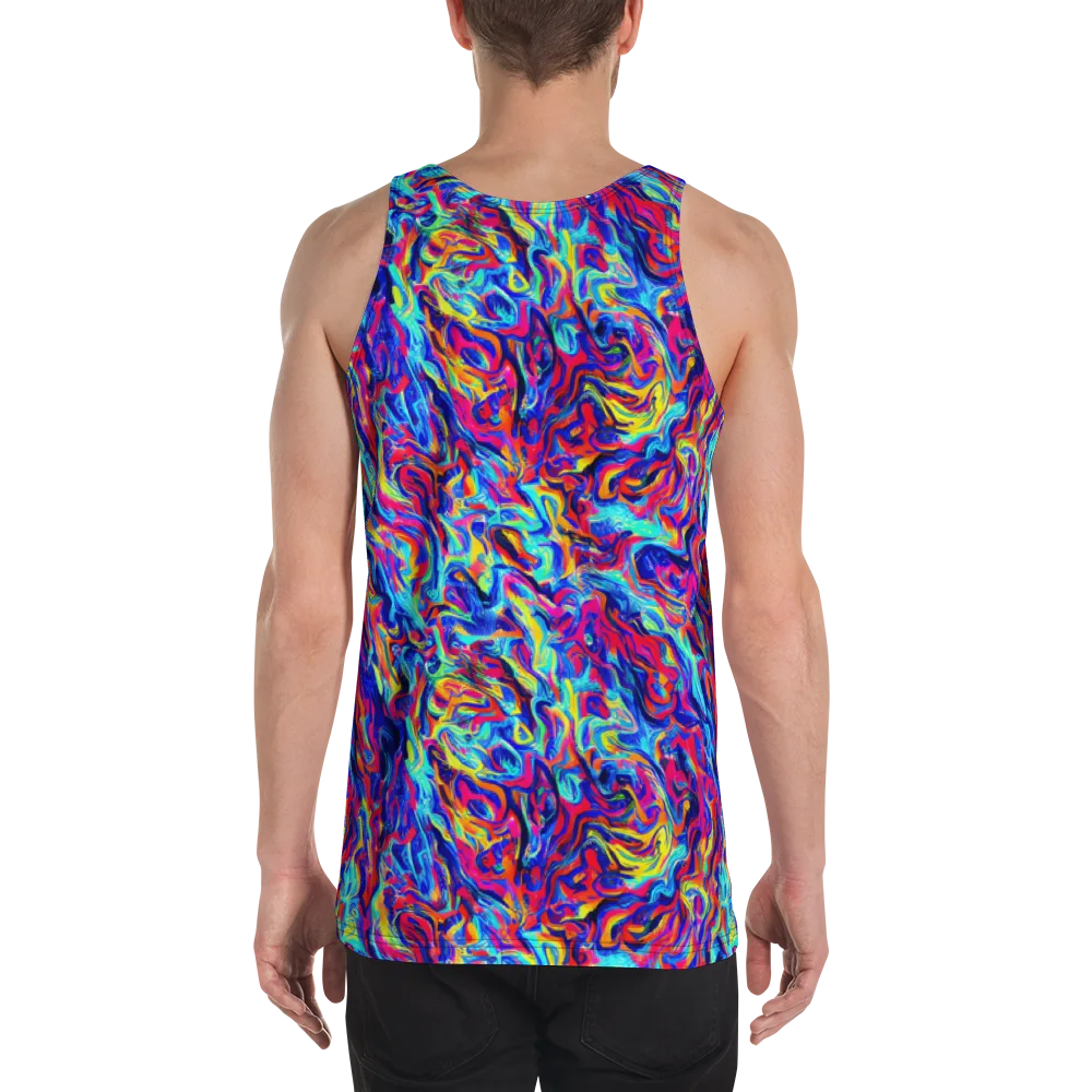 Solar Electric on Men's Tank Top — Back