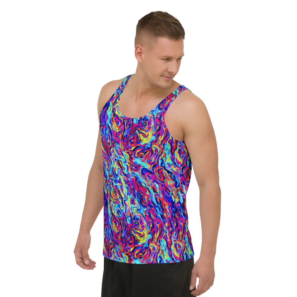 Solar Electric on Men's Tank Top — Left Front