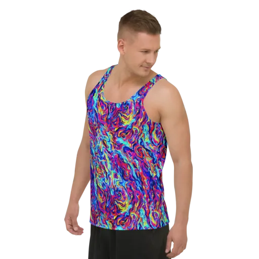 Solar Electric on a Men's Tank Top