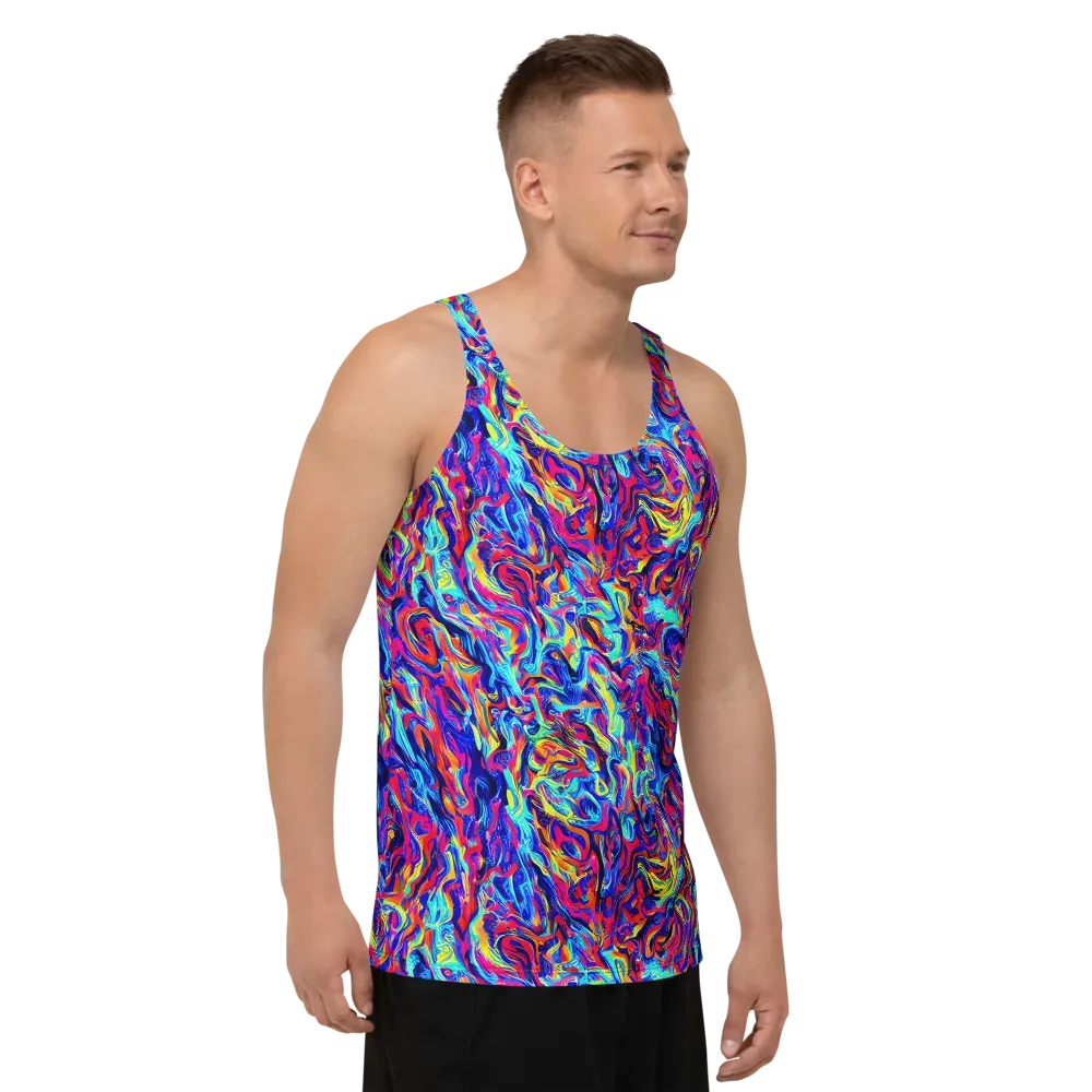 Solar Electric on Men's Tank Top — Right Front