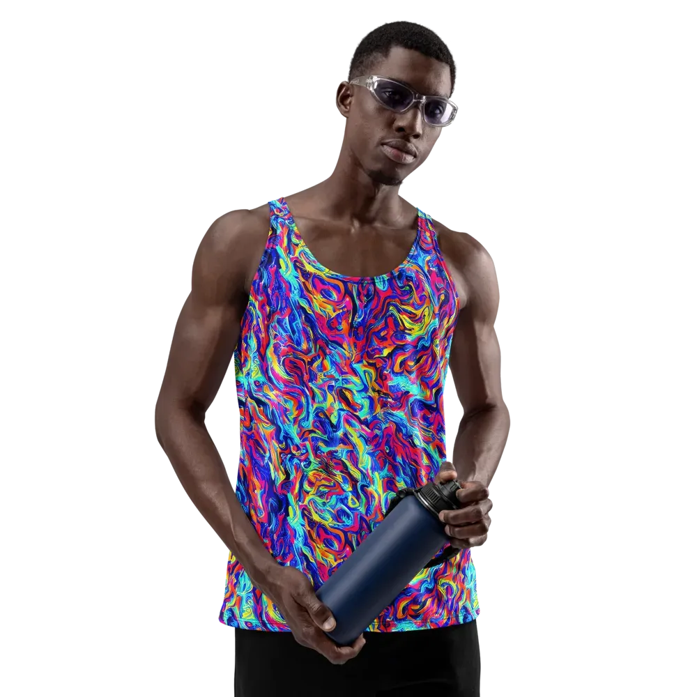 Solar Electric on Men's Tank Top — Front