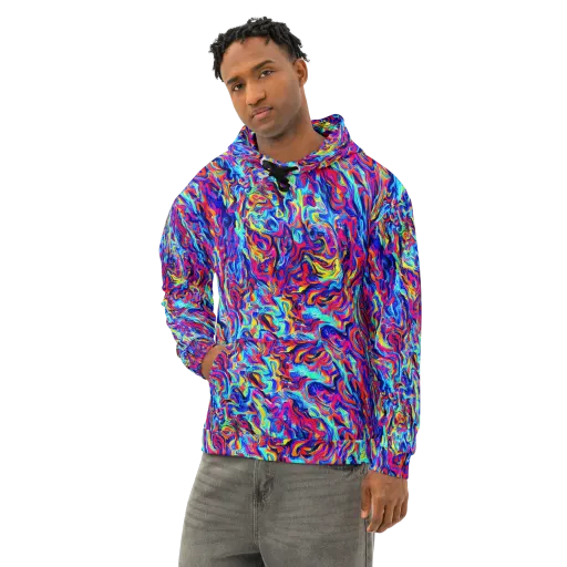 Solar Electric on a Cotton Hoodie