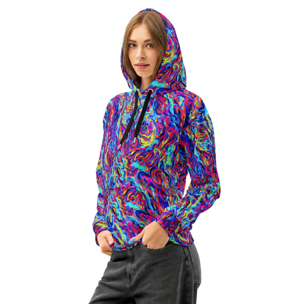 Solar Electric on Cotton Hoodie — Left Front