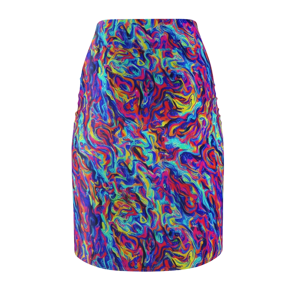 Solar Electric on Pencil Skirt — Back