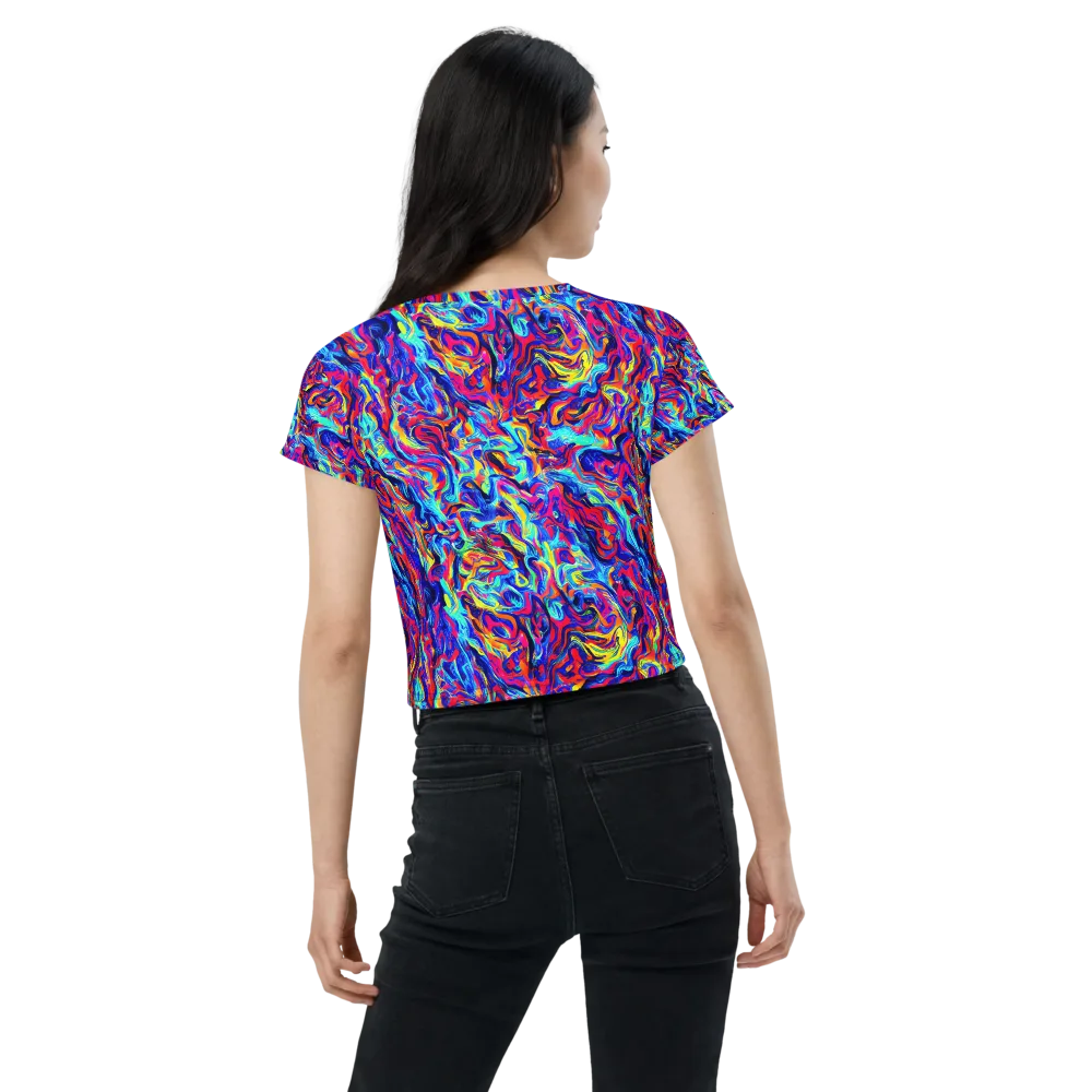 Solar Electric on Crop Tee — Back