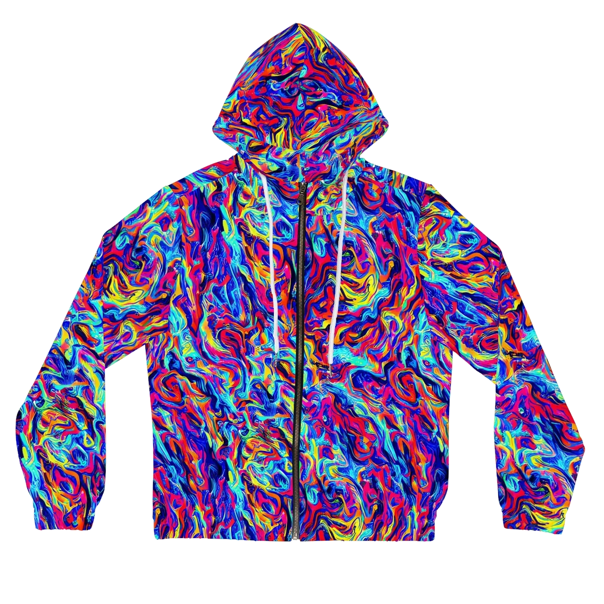 Solar Electric on Women's Full-Zip Hoodie — Front