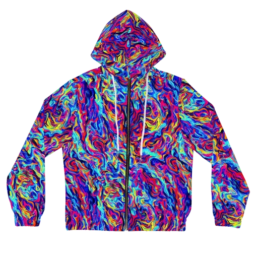 Solar Electric on a Women's Full-Zip Hoodie