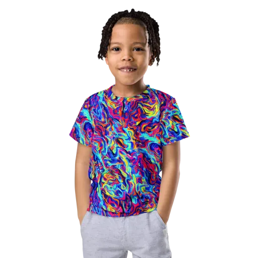 Solar Electric on a Kids Crew Neck T-Shirt