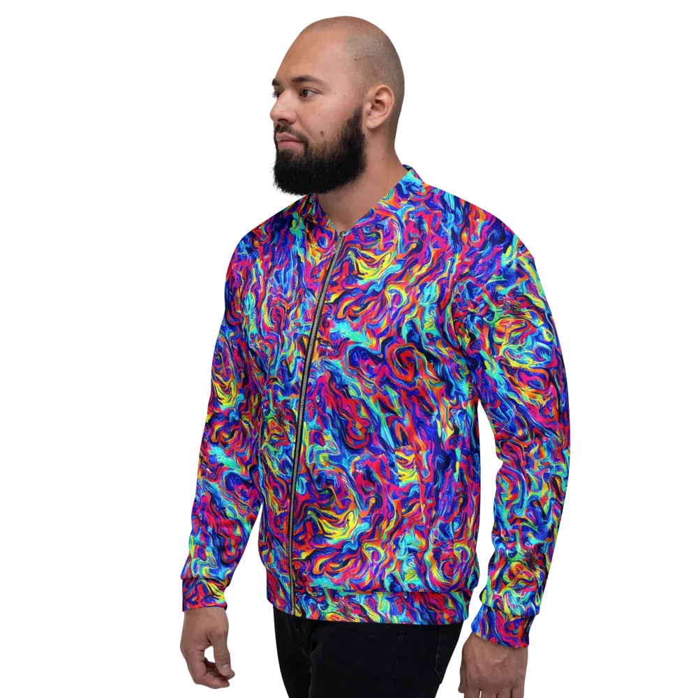 Solar Electric on Bomber Jacket — Left