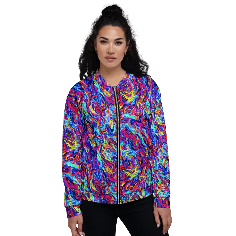 Solar Electric on Bomber Jacket — Front
