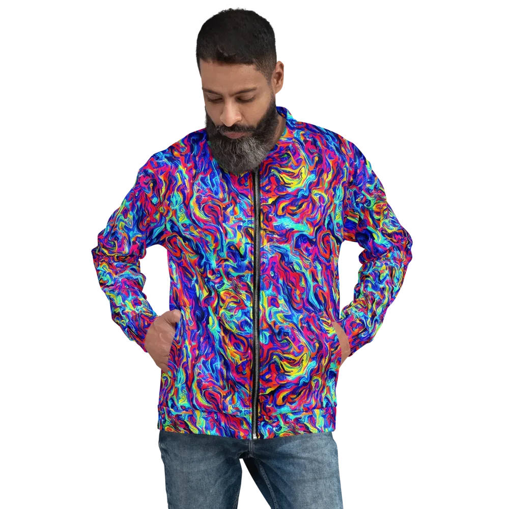 Solar Electric on Bomber Jacket — Front