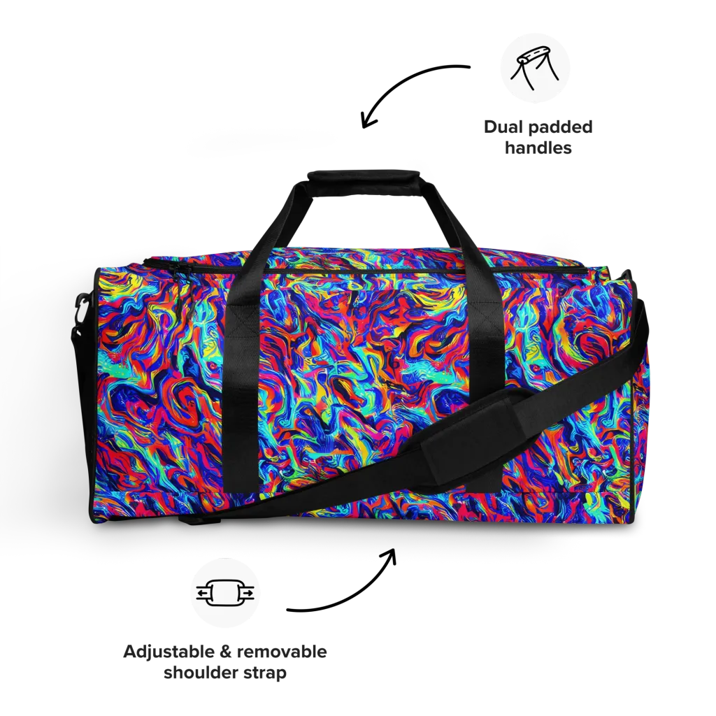 Solar Electric on Duffle Bag — Front