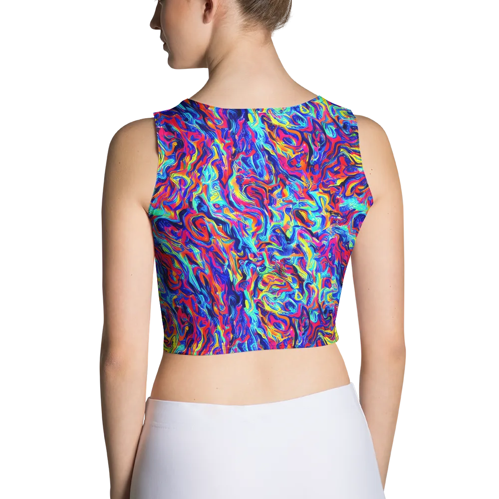 Solar Electric on Crop Top — Back