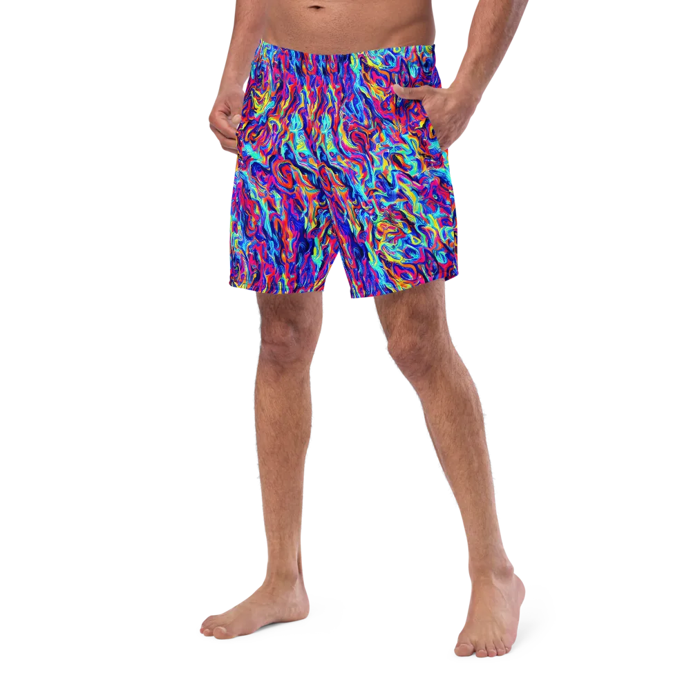 Solar Electric on Swim Trunks — Left Front