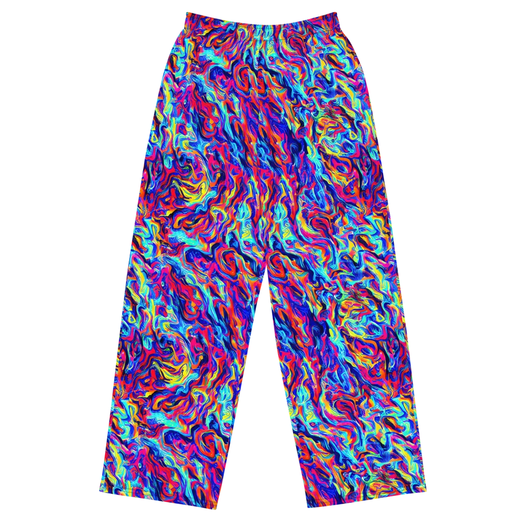 Solar Electric on Wide-Leg Pants — Front