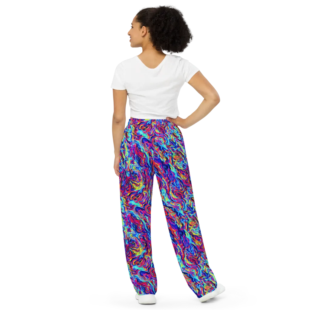 Solar Electric on Wide-Leg Pants — Back