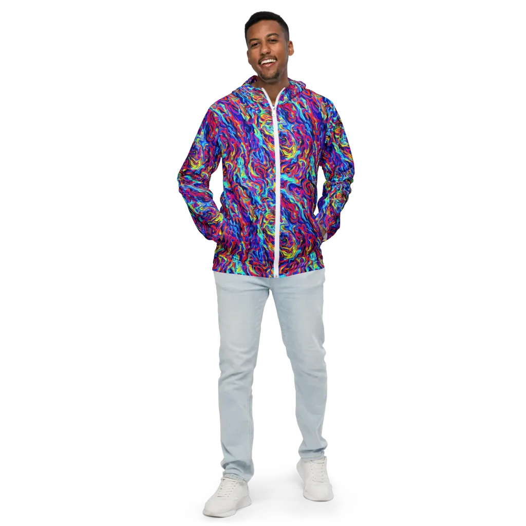 Solar Electric on Men's Windbreaker — Front