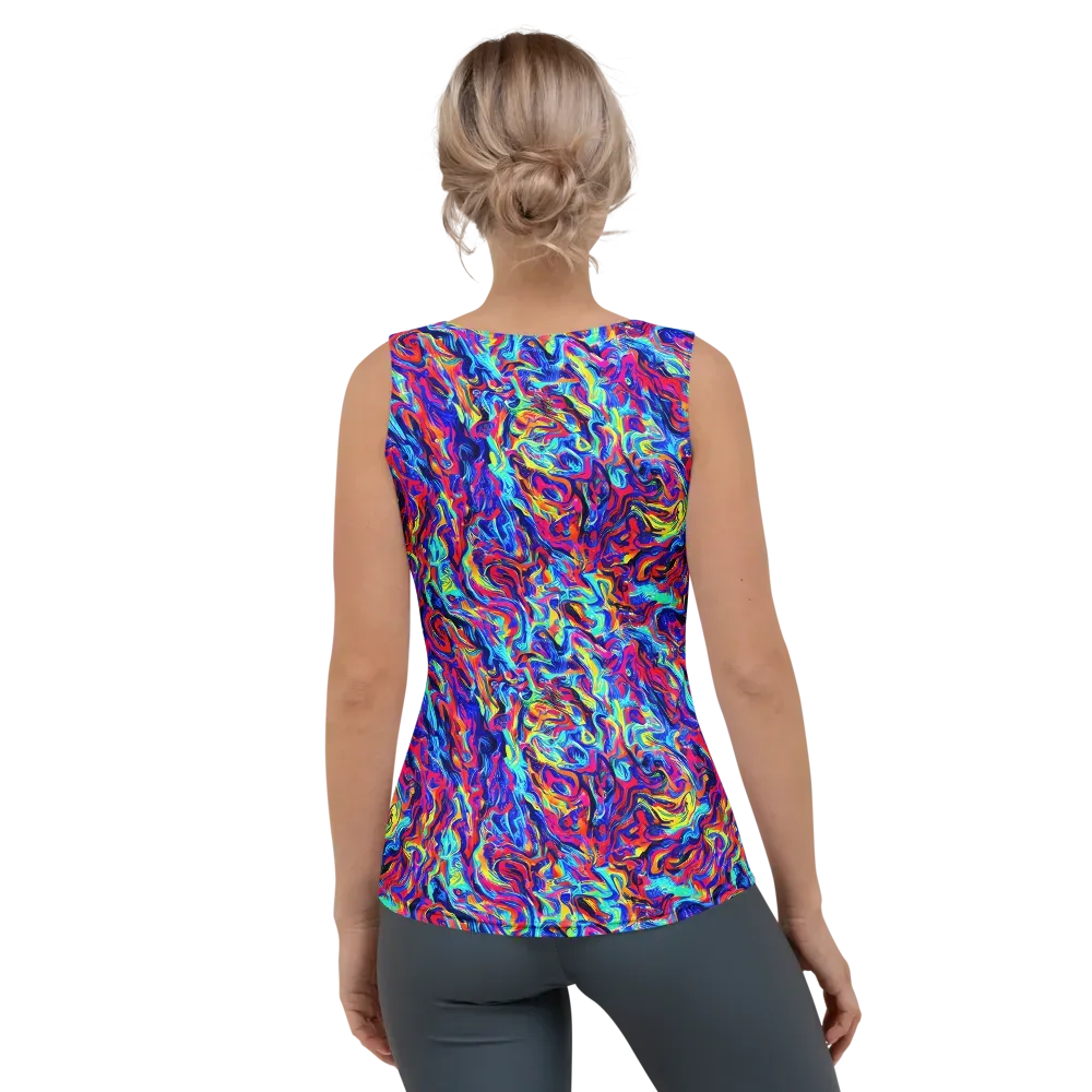 Solar Electric on Women's Tank Top — Back