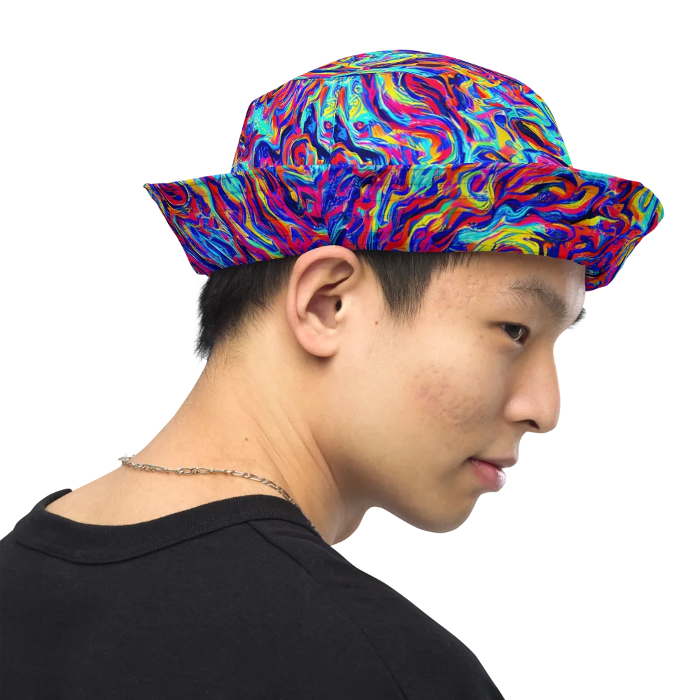Solar Electric on Reversible Bucket Hat — Right Outside