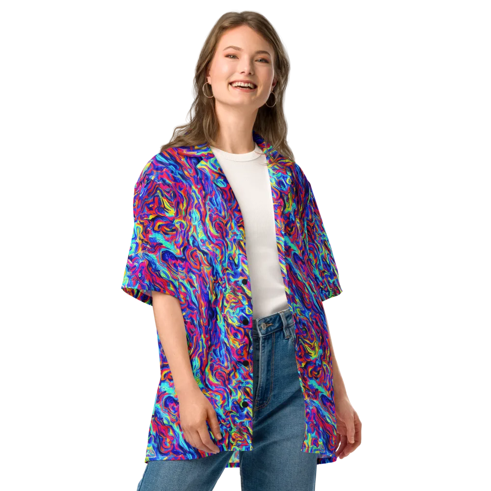 Solar Electric on Button Shirt — Front