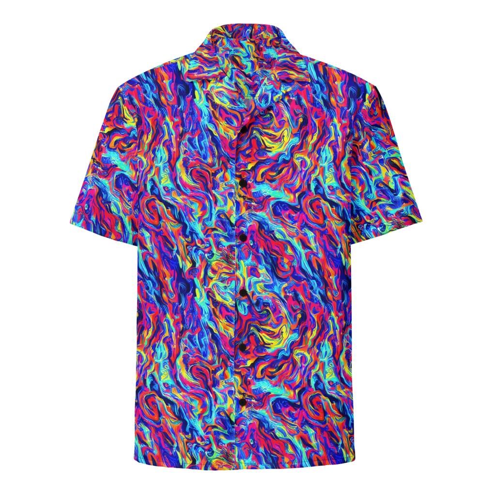 Solar Electric on Button Shirt — Front