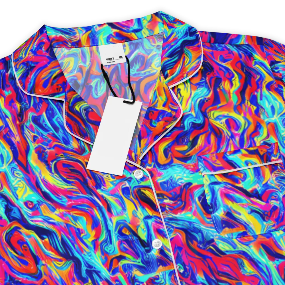 Solar Electric on Women's Short Sleeve Pajama Top — Product details