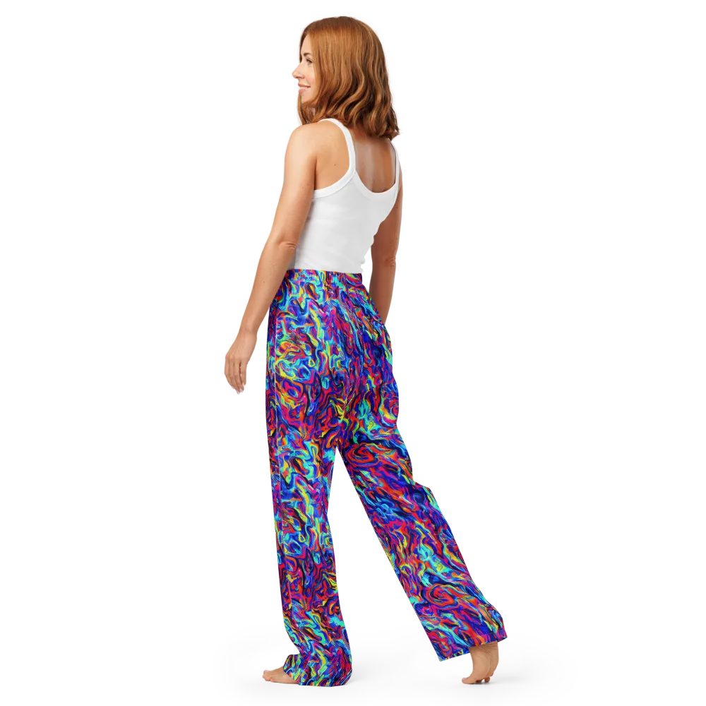 Solar Electric on Women's Pajama Pants — Back