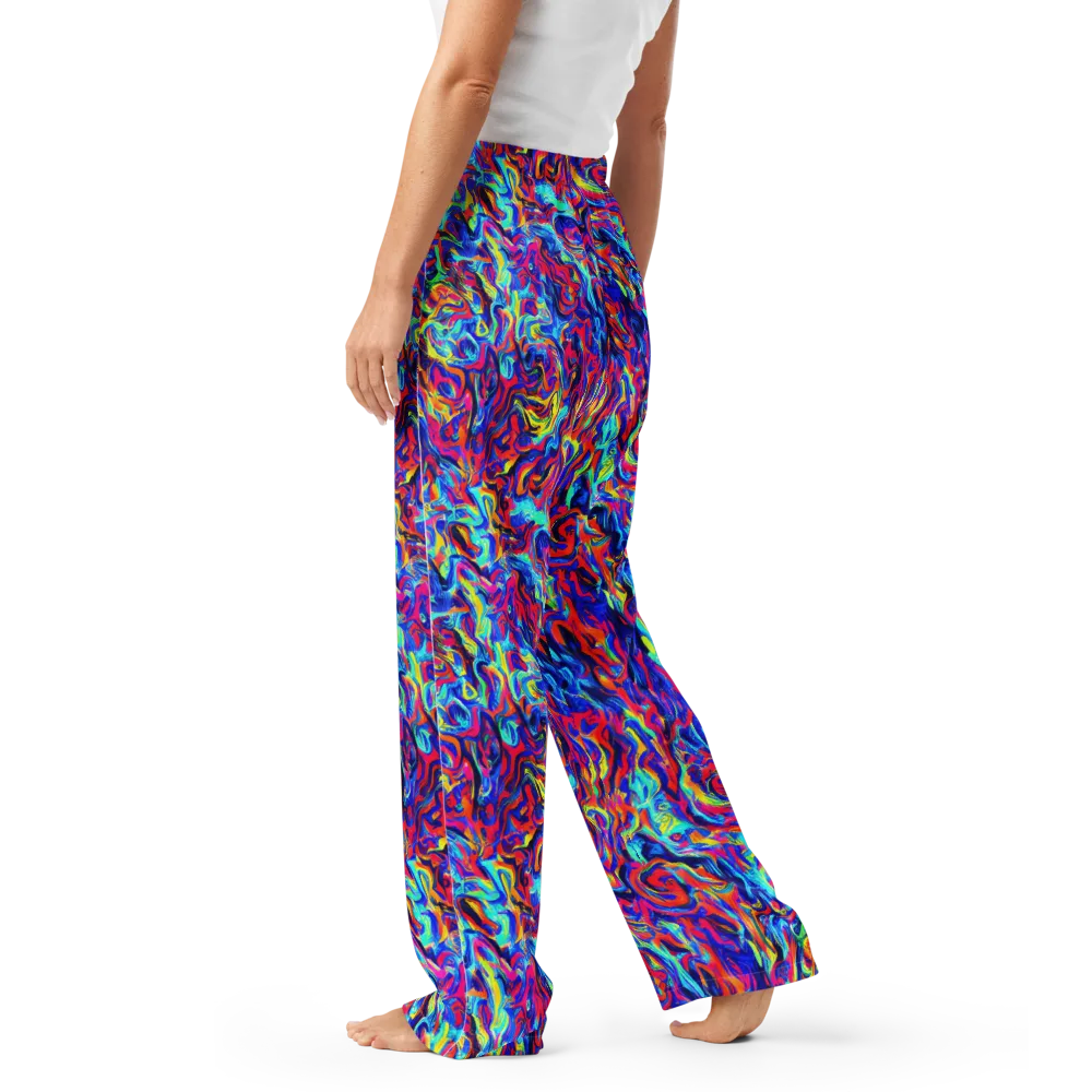 Solar Electric on Women's Pajama Pants — Left