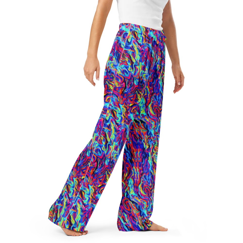 Solar Electric on Women's Pajama Pants — Right Front